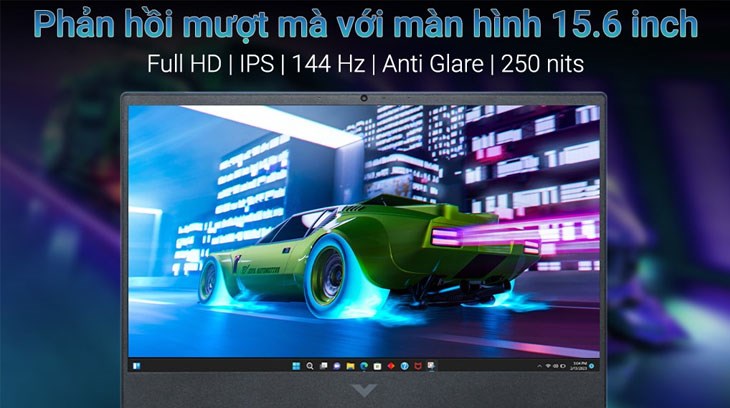 Laptop HP VICTUS 15 fa0111TX i5 12500H (7C0R4PA) có hình ảnh hiển thị rõ nét và chân thật hơn