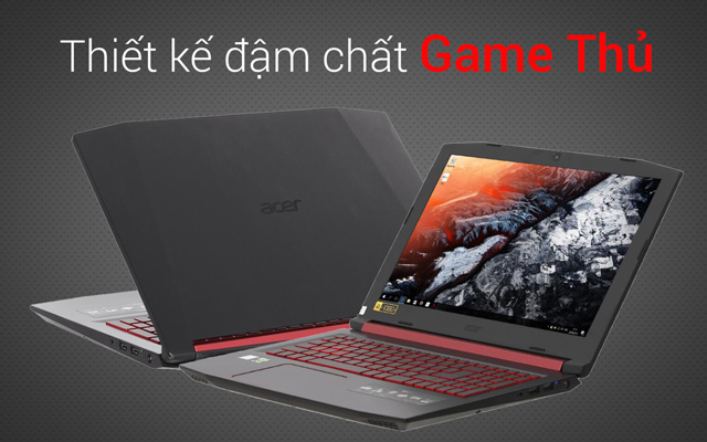 Acer Nitro 5 AN515 51 739L i7 7700HQ- Thiết kế