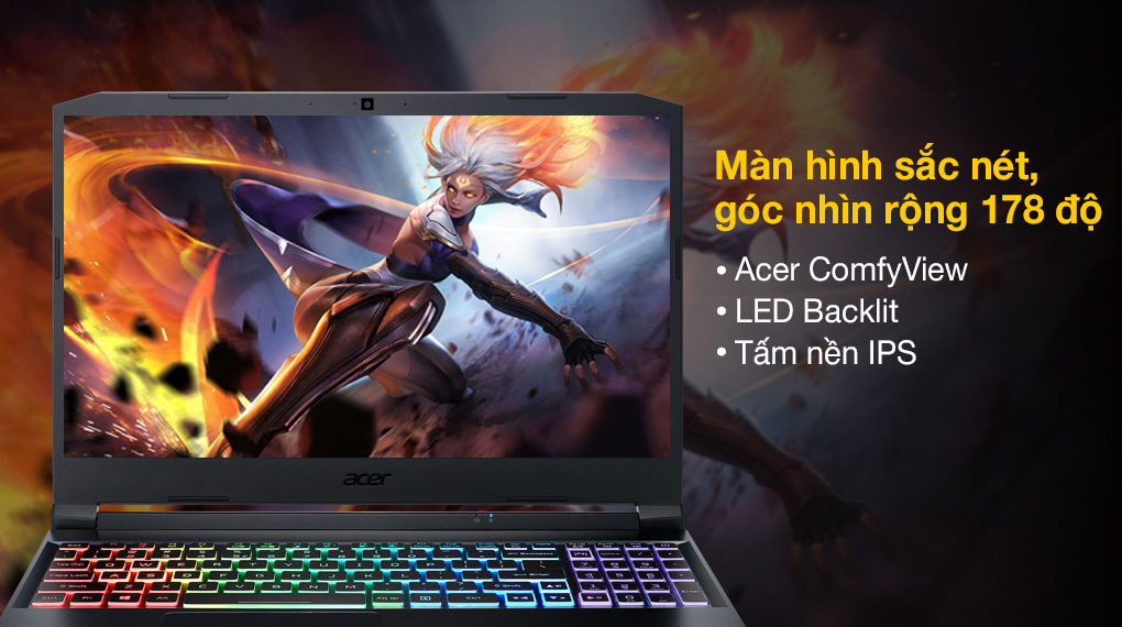 Acer Nitro 5 Gaming AN515 45 R6EV R5 5600H (NH.QBMSV.006) - Tính năng khác