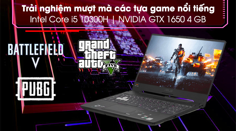 Laptop Asus TUF Gaming FX506LH i5 (HN002T) - Cấu hình