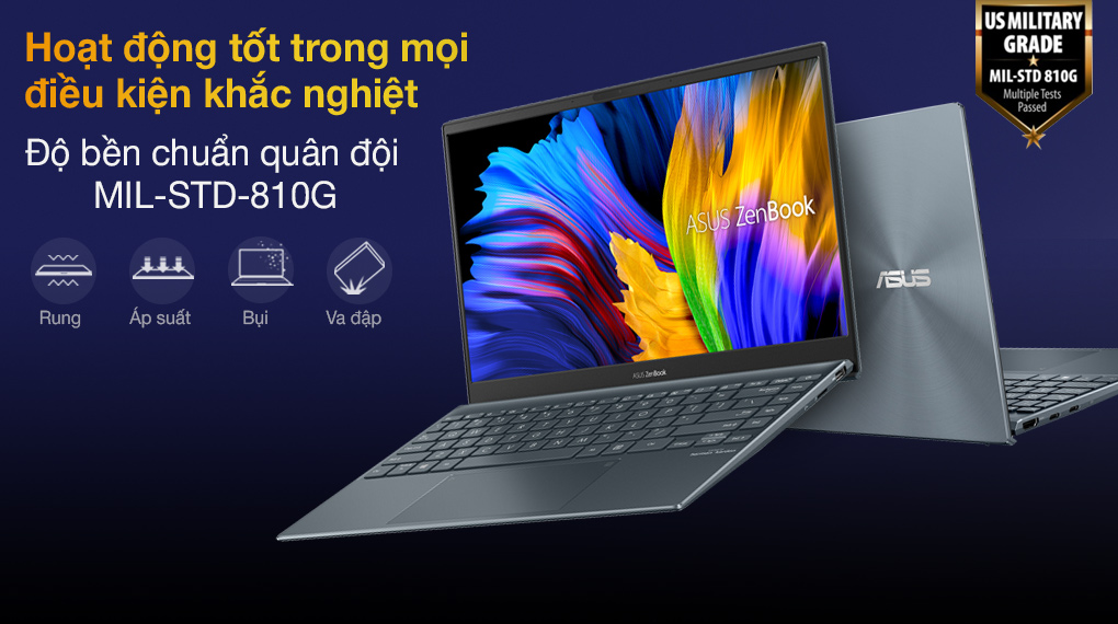 Asus ZenBook UX325EA i5 1135G7 (KG538W) - Độ bền