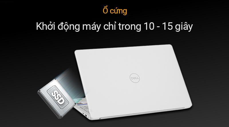 Laptop Dell Inspiron 7591 sử dụng ổ cứng SSD 256 GB