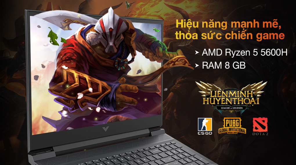 HP Gaming VICTUS 16 e0175AX R5 5600H (4R0U8PA) - Cấu hình