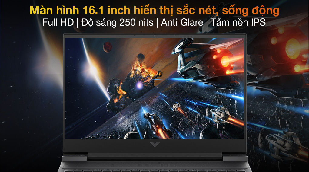 HP Gaming VICTUS 16 e0175AX R5 5600H (4R0U8PA) - Màn hình