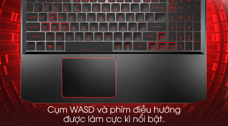 Acer Nitro 5 trang bị phím tắt Nitro Sense