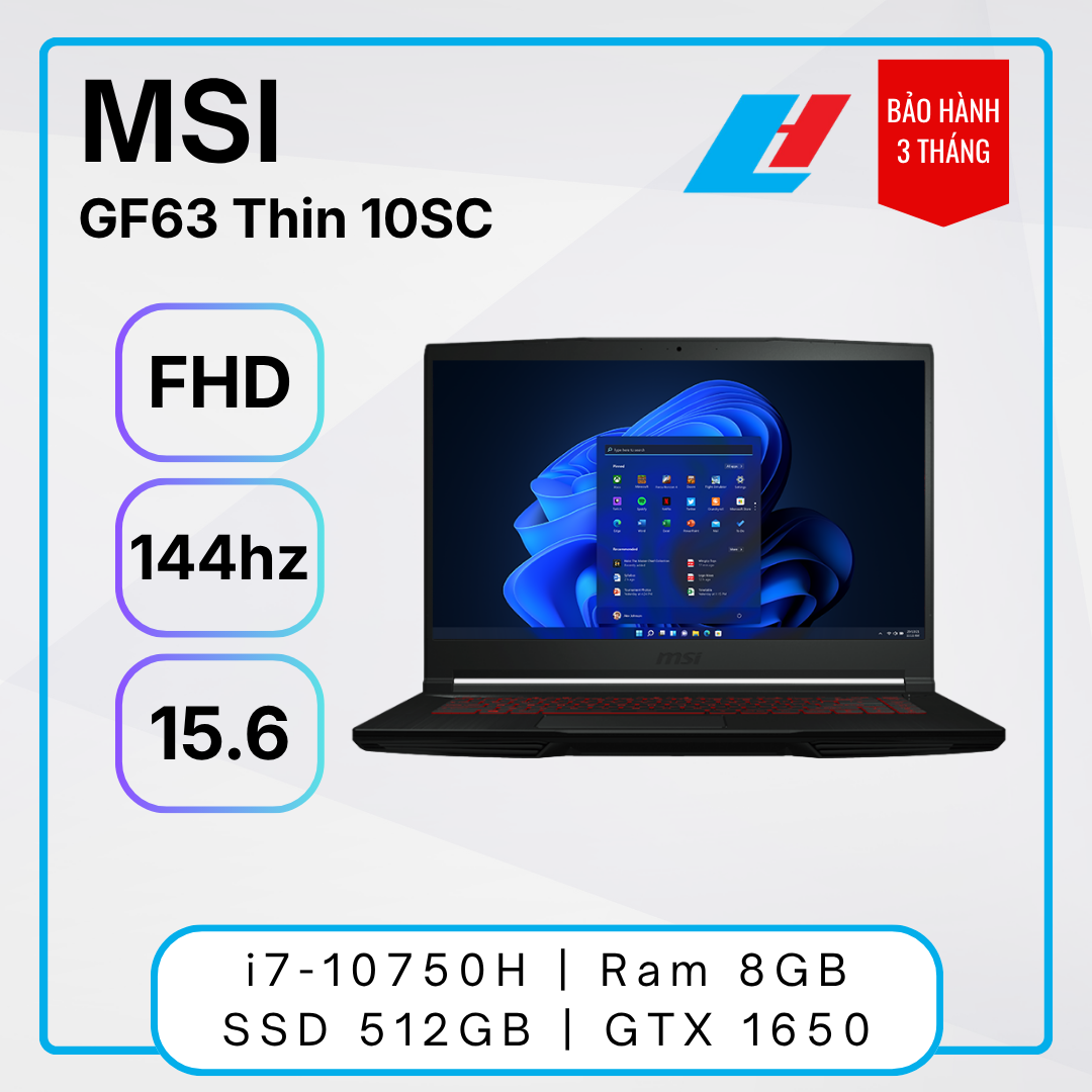 MSI GF63 Thin 10SC