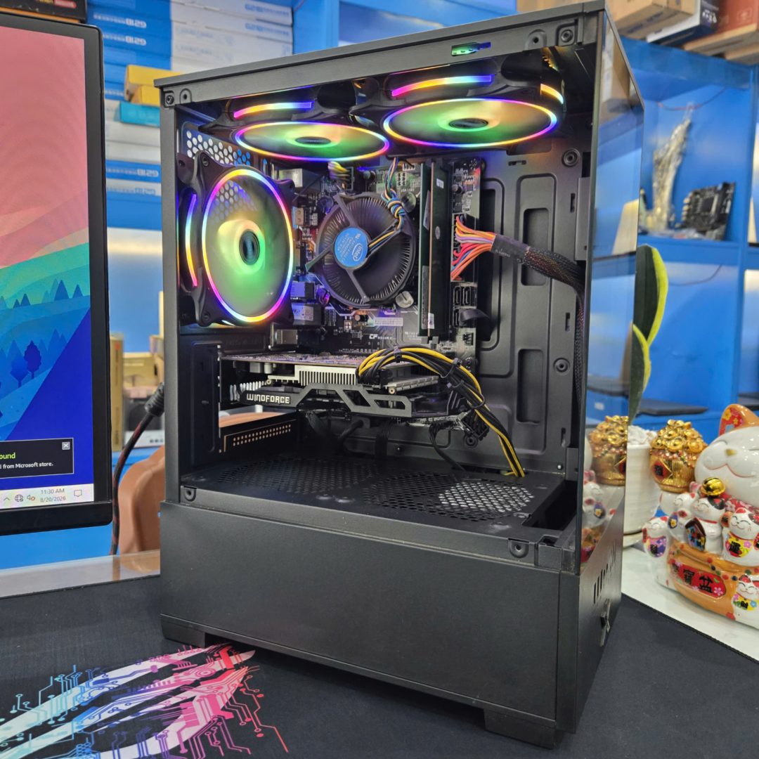 Thùng i3 9100F / H310 / Ram 16gb / GTX 750ti / Kèm Màn 25 inch